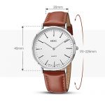 Minimalist Mens Analog Wrist Watch by MDC