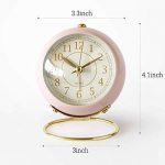Non-Ticking Silent Small Table Clock