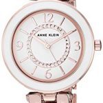 Rose Gold-Tone and White Bangle Watch and Bracelet Set Anne Klein