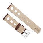 20mm Chocolate - Barton Rally Horween Leather Watch Bands