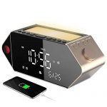 Sicsmiao Projection Alarm Clock, Digital Alarm Clock for Bedrooms