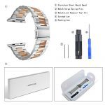 Rose Gold Stainless Steel Replacement Apple Watch Band
