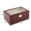Slots Jewelry Display Case Organizer Watch Box