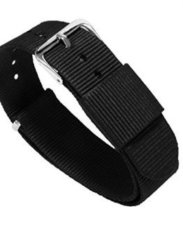20mm Black Standard Length- BARTON Watch Bands