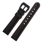 WOCCI 20mm Silicone Watch Band, Sporty Soft