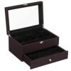 Wooden Watch Box 10 Slots Jewelry Organizer