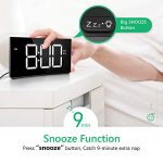 Digital Dual Alarm Clock Brightness Dimmer