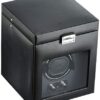 Single Watch Winder with Cover and Storage - Elegance in Motion