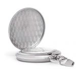 Speidel Classic Brushed Engravable Pocket Watch with 14" Chain