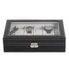 Watch Box Organizer Watch Holder for Men, Glass Top