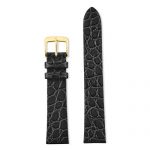 Genuine Leather Crocodile Grain Watch