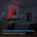 Weather Station Projection Alarm Clock for Bedroom
