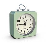 Green  Alarm Clock with Square Metal Case