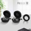 Travel Watch Case: Secure Single Storage for Wristwatches up to 50mm in Elegant Black