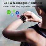 Fitness Smartwatch Tracking, Yoga, Exercise Bike with Heart Rate Monitor