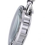 Carrie Hughes Men's Open face Silver Tone Steampunk Skeleton