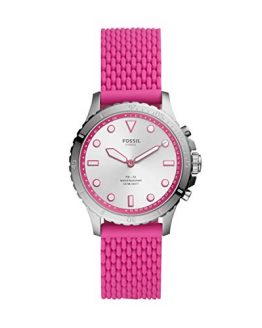 Pink Women Hybrid Smartwatch