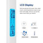LED Desk Lamp Office with Clock