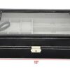 Leather 6 Watch Box Jewelry Case and 3 Piece Eyeglasses Storage - Elegant Display and Protection for Your Watches and Glasses