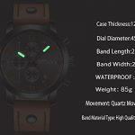 Waterproof Black Men's Watch Business