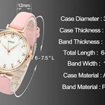 Top Plaza Womens Ladies Classic Simple Leather Analog Quartz