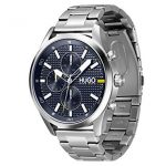 HUGO #CHASE Men's Multifunction Stainless Steel Casual Watch - Silver Elegance
