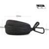 Travel Watch Case: Secure Single Storage for Wristwatches up to 50mm in Elegant Black