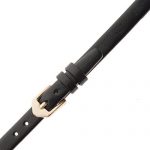 Gilden Flat Polished Calfskin Leather Ladies Watch Band