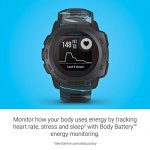 Garmin Instinct Solar Surf, Solar-Powered Rugged Outdoor Smartwatch