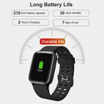 Fitness Tracker Watch with Heart Rate Monitor Smart Watch for Android and iOS Phone