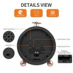 Living Room Metal Antique Table Clock