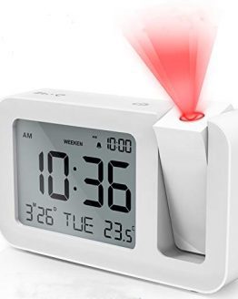 Projection Alarm Clock 180° Projector