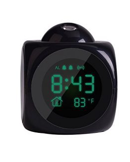 LCD Clock Projection Alarm Clock for Bedrooms