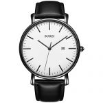 BUREI Men's Fashion Minimalist Wrist Watch Analog