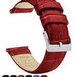 BARTON Alligator Grain - Quick Release Leather Watch Band
