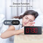 Projection Alarm Clock with USB Phone Charger - Easy-to-Use Digital Clock for Bedrooms