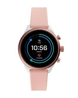 Fossil Women's Gen 4 Sport Heart Rate Metal and Silicone