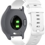 White Quick Release Easy Change Replacement Soft Silicone Rubber Watch Band
