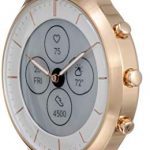 Rose Gold Mesh Fossil Hybrid HR Smart Watch