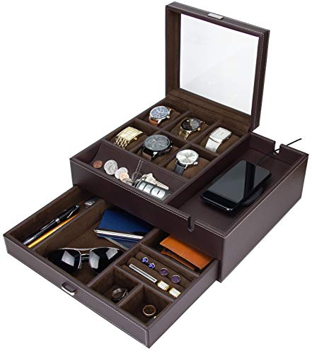 Commander Dresser Valet: Premium Men's Watch Box