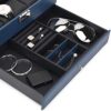 Watch Box, 12 Slots PU Leather Case Organizer with Jewelry Drawer
