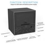 Bedroom Wood LED Cube Desk Alarm Clock