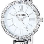 Swarovski Anne Klein Silver-Tone Bangle Watch and Bracelet Set