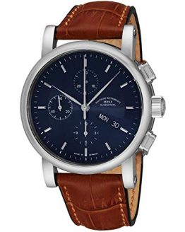 Muhle Glashutte Teutonia Mens Automatic Watch - Blue Face