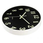 Modern Night Light Wall Clock Large Luminous Function