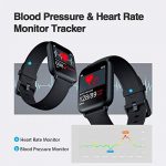 Smart Watch for Android and iOS,Heart Rate Monitor with Pedometer