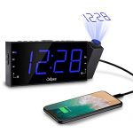 OnLyee Projection Alarm Clock with AM FM Radio