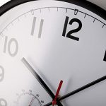 12-Inch Wall Clock with Temperature and Humidity