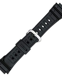 Casio G Shock Speidel PVC Replacement Black Watch Band