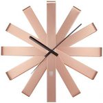 Non Ticking Wall Clock Copper